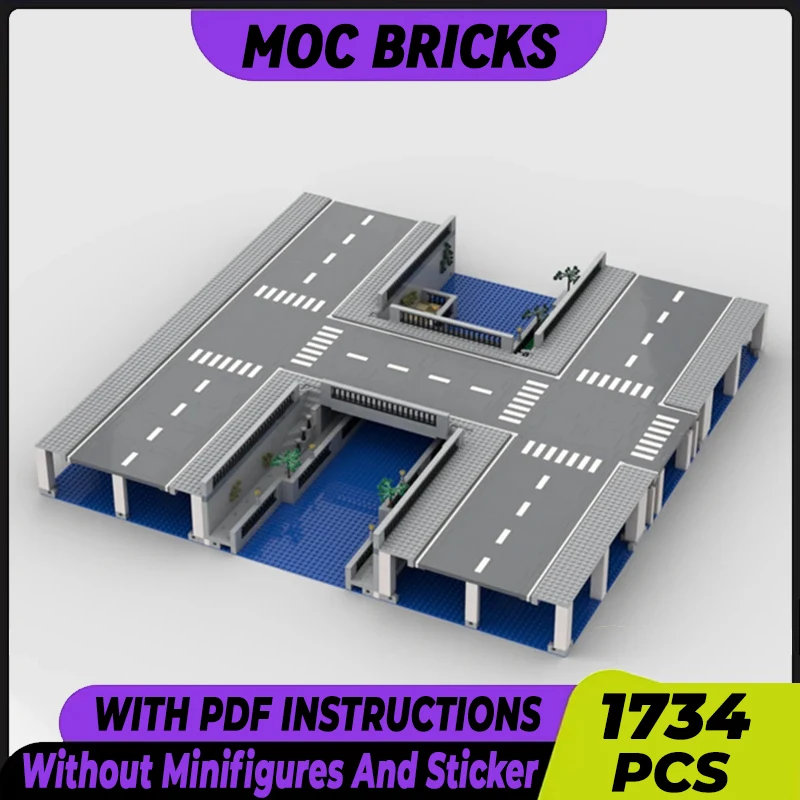 

City Street View Model Moc Building Bricks Canal For City Technology Modular Blocks Gifts Christmas Toys DIY Sets Assembly