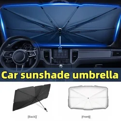 Car Sunshade Umbrella Car Sun Shade Protector Parasol Summer Sun Interior Windshield Protection For Auto Shading Car parasol