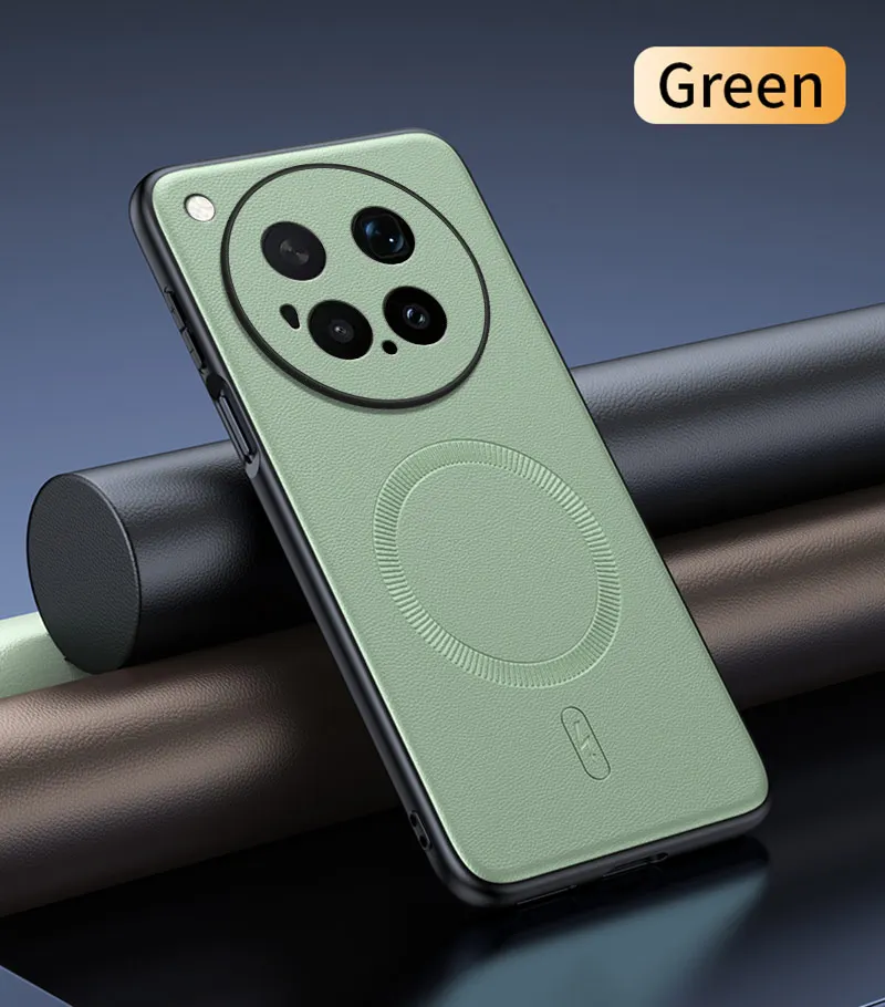 Für Vivo X500 Pro Max: Magnetische Lederhülle mit Schutzfunktion, Anti-Fingerabdruck, rutschfest, aus PC+TPU. – Detail 22
