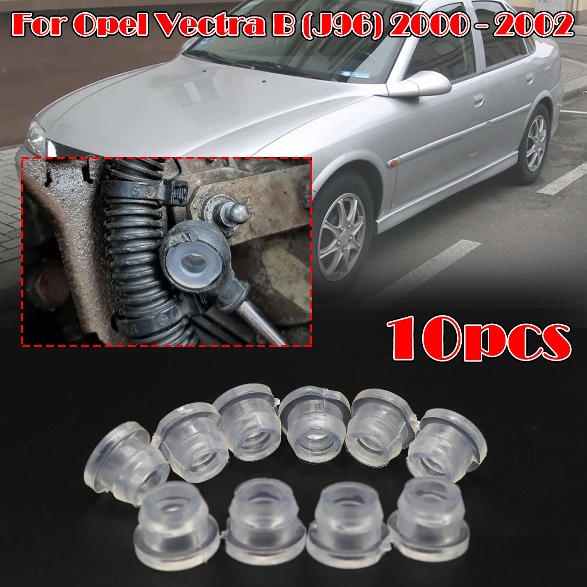 

10Pcs For Opel Vectra B J96 2000-2002 Gear Shift Cable Bushing Gearbox Pull Head Lever Line Rubber Sleeve Transfer Case Retainer