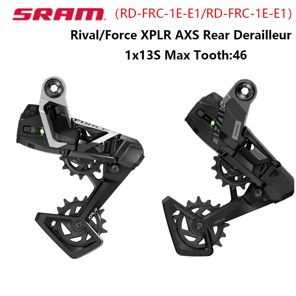 SRAM Rival XPLR Force XPLR AXS Rear Derailleur 1x 13Speed Gravel Bike Rear Derailleur Electronic Derailleur RD-RIV-1E-E1