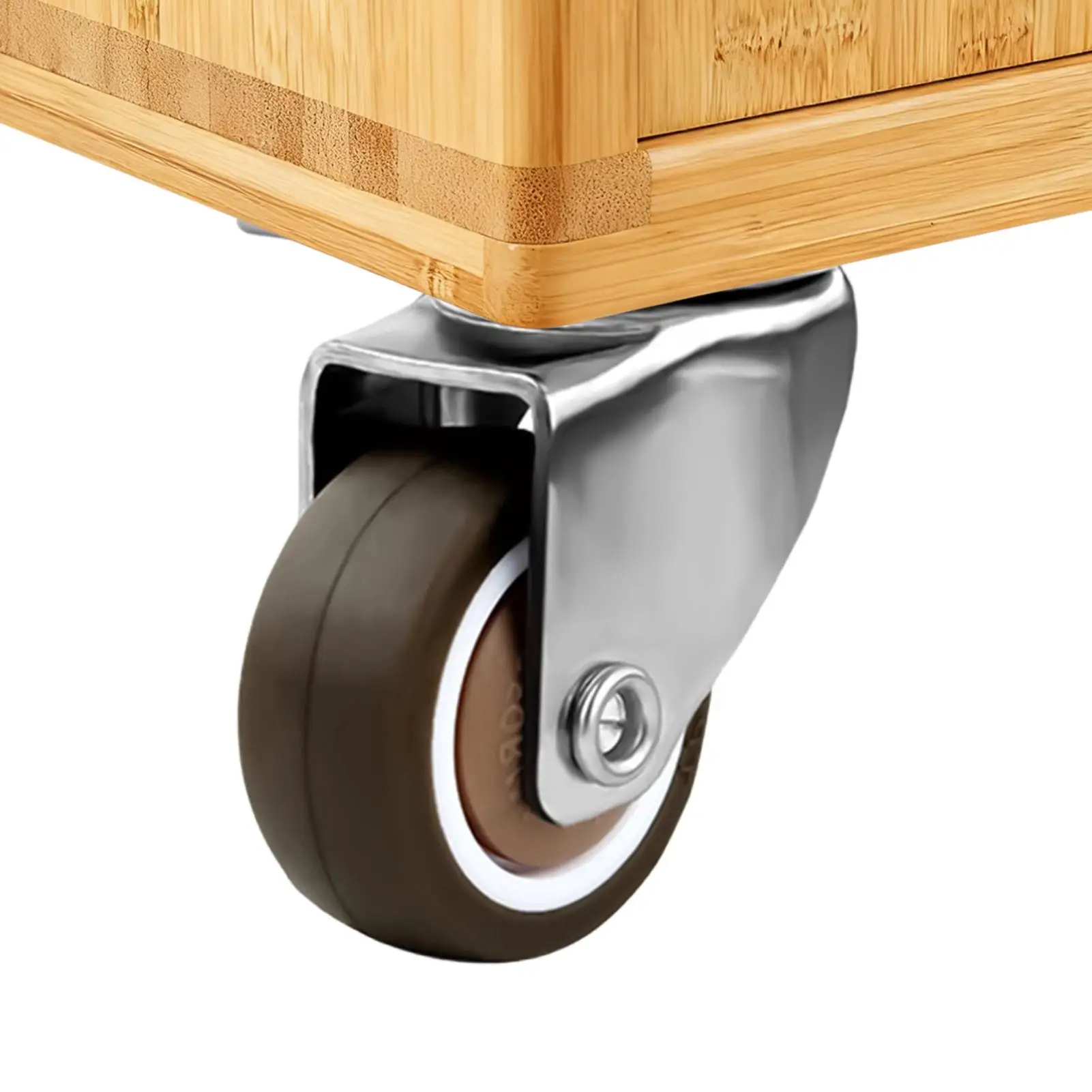 1Pcs Universal Swivel Casters Heavy Duty Furniture Wheel Castor Silent Trolley Wheels for Table Chair Sofa with Safety Brake