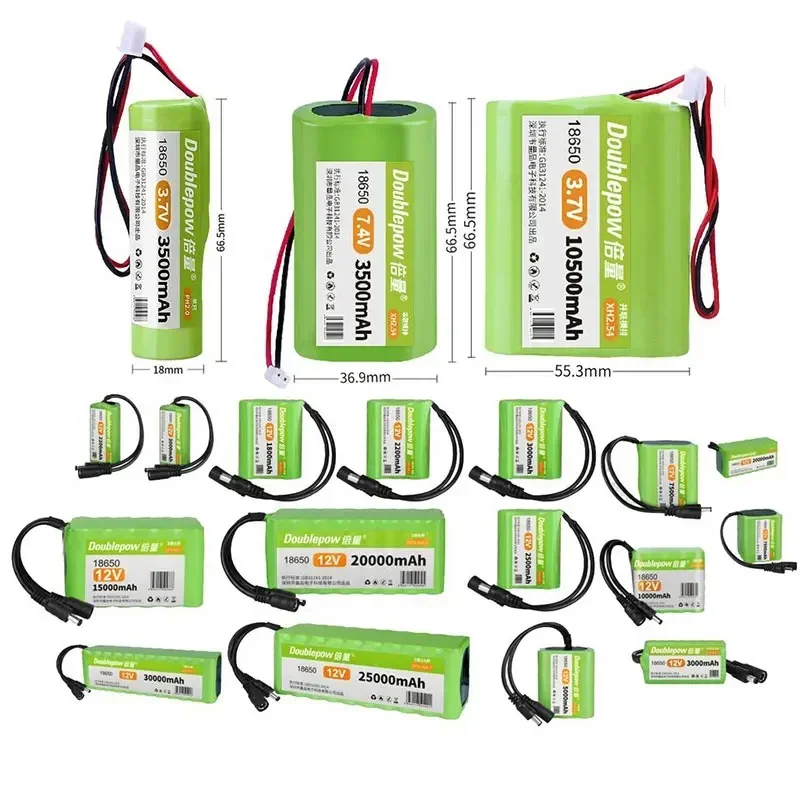 Batterie aste pour machine à chanter, lumière d'urgence, 18650 mAh, 2200mAh, 2500mAh, 3000mAh, 24.com, 3500 V, Eddie Ion Cell PH2, 2P, 3.7