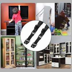 1pc Baby Safety Anti-Tip Straps For Flat TV And Furniture Wall Strap Child Lock Protection From Children Products For Kids