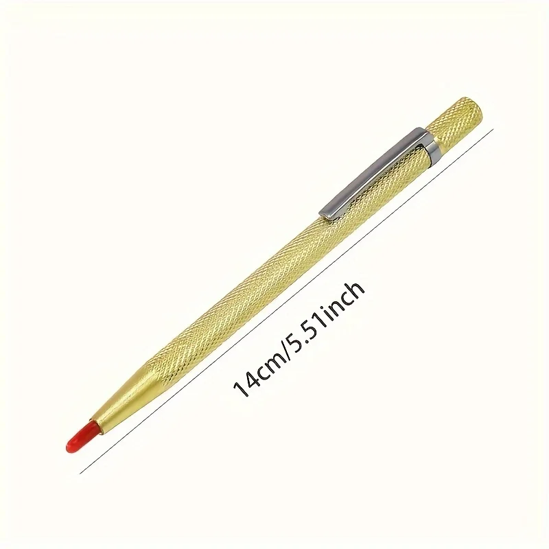 2/5Pcs Diamond Nib Titanium Pen, Precision Metalworking and Woodworking Tools for Cutting Glass, Tiles, Metal and Wood