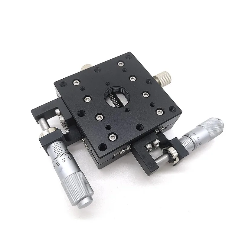 

XY axis displacement platform manual fine-tuning table precision moving cross slide table LY40/50/60/80/125