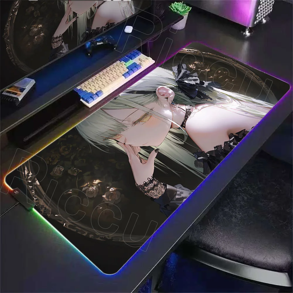 RGB لطيف مثير أنيمي فتاة حصيرة مكتبية BangDream Sakiko Togawa ماوس الوسادة Mygo Ave_Mujica ماوس الفارس الألعاب لوحة المفاتيح الفئران الحصير
