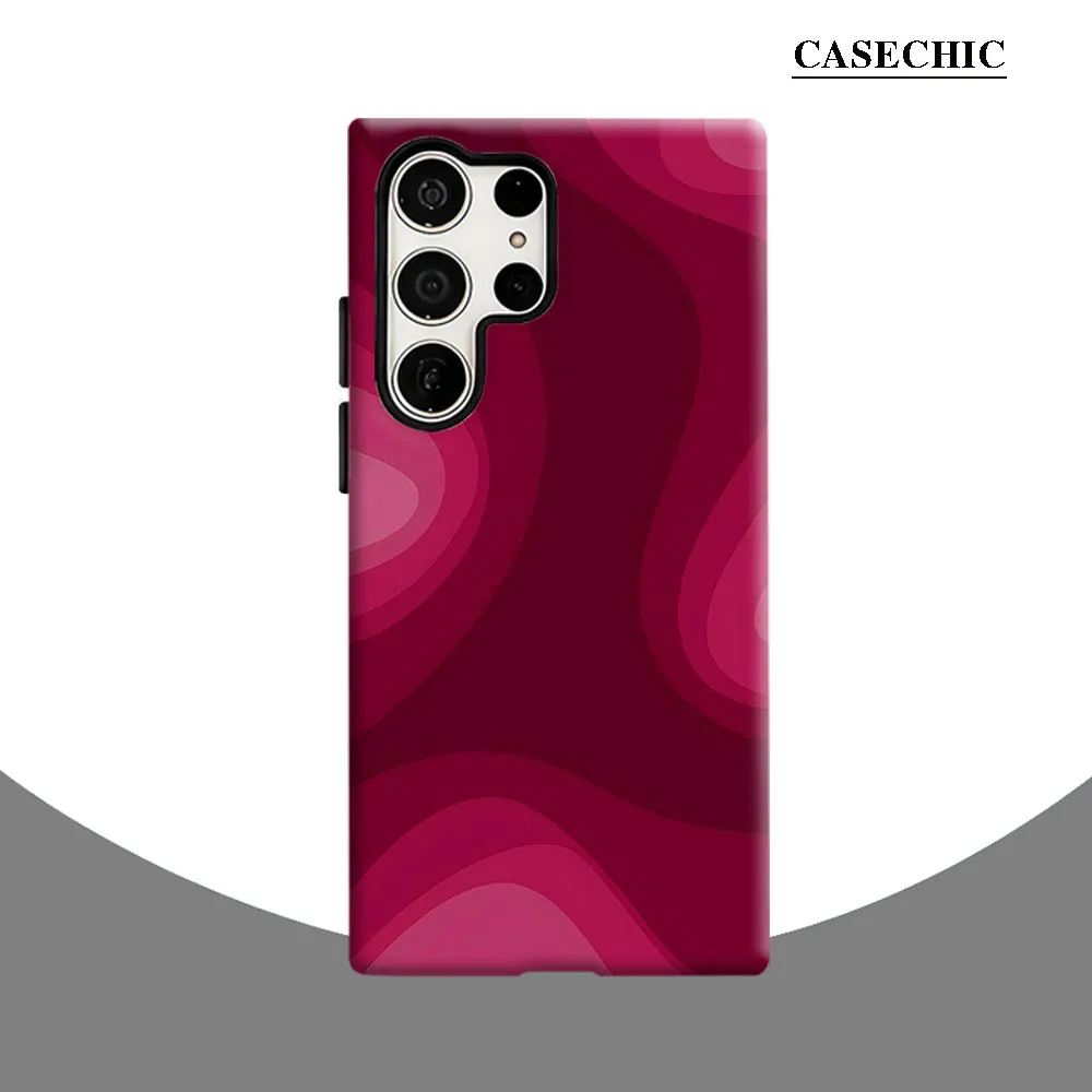 Blush Swirls Phone Case for Samsung Galaxy S26 S25 Ultra S24 S23 Ultra Plus Shockproof Double layer tough Back Cover