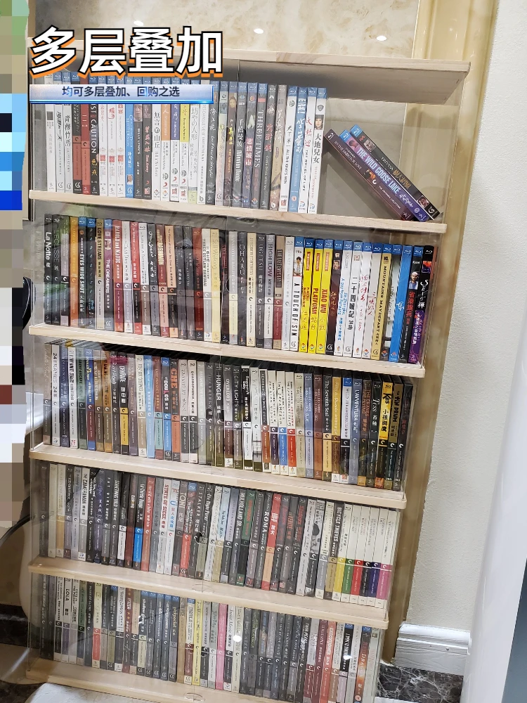 

Стойка для компакт-дисков Стеллаж для хранения DVD-дисков, отделка игровых дисков для альбомов
