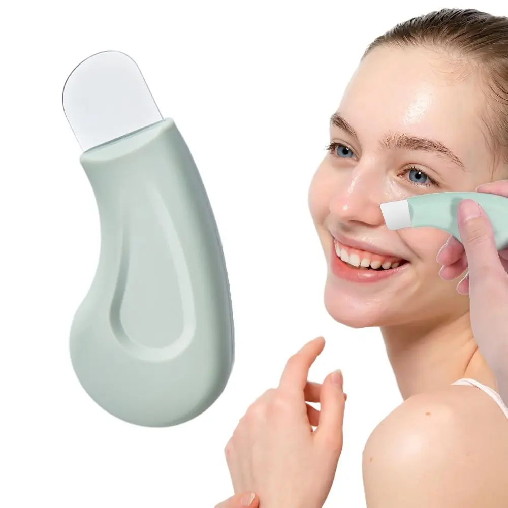 Nueva herramienta de eliminación de espinillas faciales de silicona, espátula facial de mano de limpieza profunda, elimina puntos blancos, eliminador de sebo de acné, herramienta de cuidado de belleza