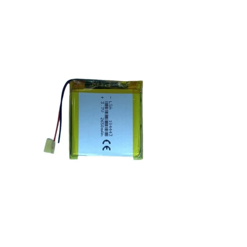 104443 2650mAh 3.7V Built-in Battery for Interphone Power Bank LED Lamps Environmental Protection Polymer Lithium Battery