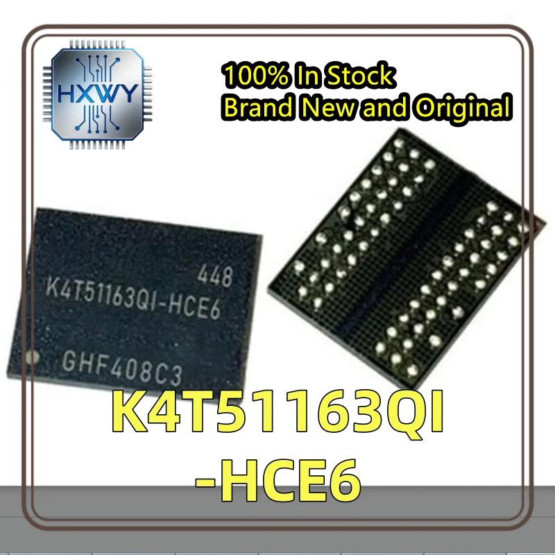 (5/20 Pieces) K4T51163QI-HCE6 K4T51163QI FBGA-84 DDR2 Memory Chip Factory Wholesale Cheap Electronic Component Fast Shipping