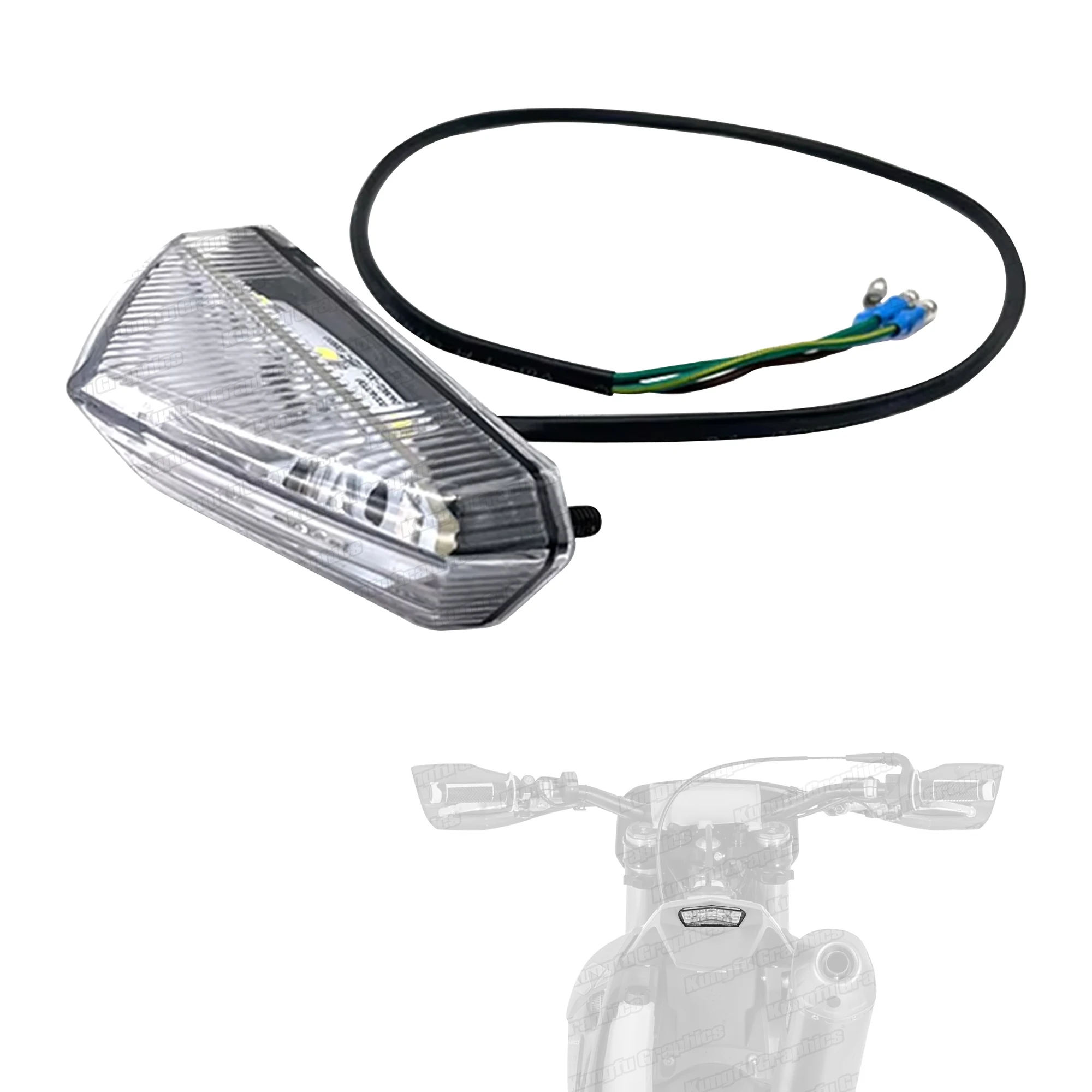 JY RACING Brake Stop Light Lamp for SHERCO SE SEF 125-500 2017 2018 2019 2020 2021 2022 23 24 Running Taillight Motorcycle Parts