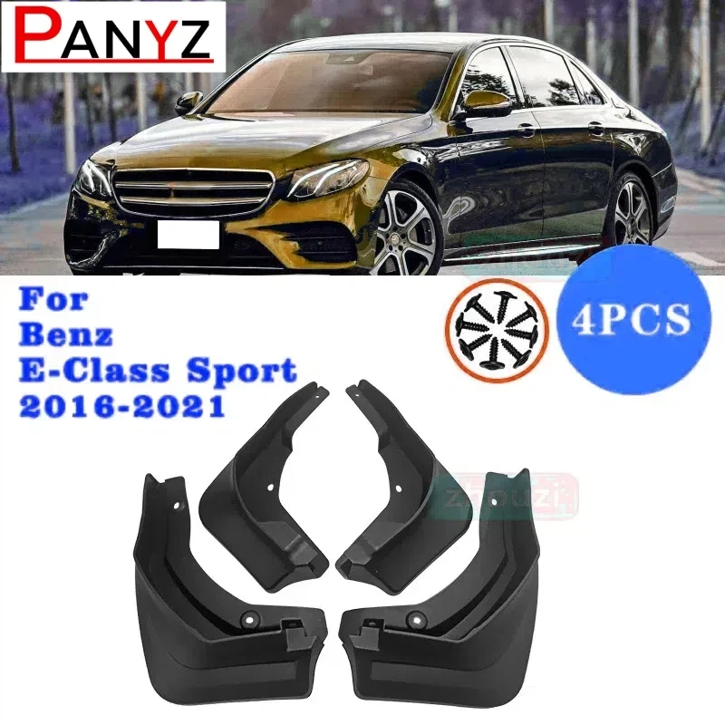 

Car Mudflaps For Benz E-Class Sports 2016-2021 Mud Flaps Splash Guards Mudguards Flap Front Rear Fender Protector 2018 2019