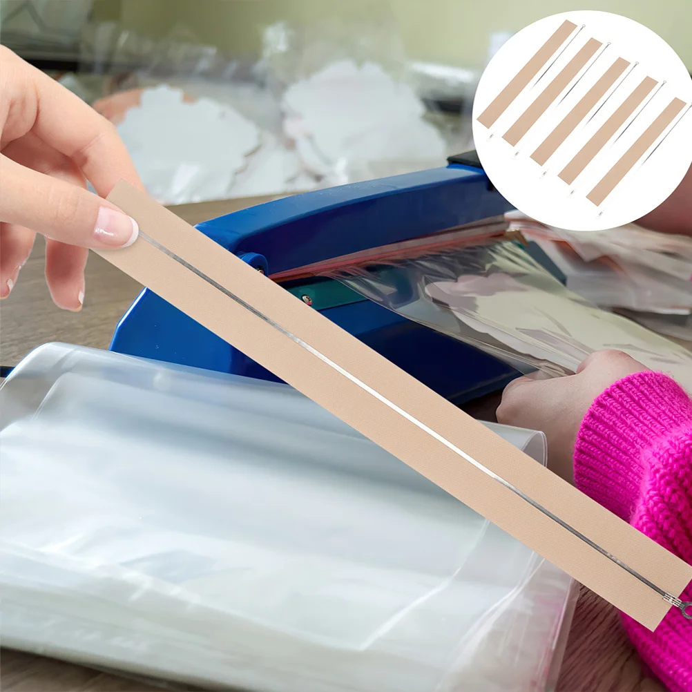 

6pcs Heat Strip For Sealing Machine Heating Elements Repair Kit Sealer Replacement Parts Heat Sealer Wire Sealing Machine