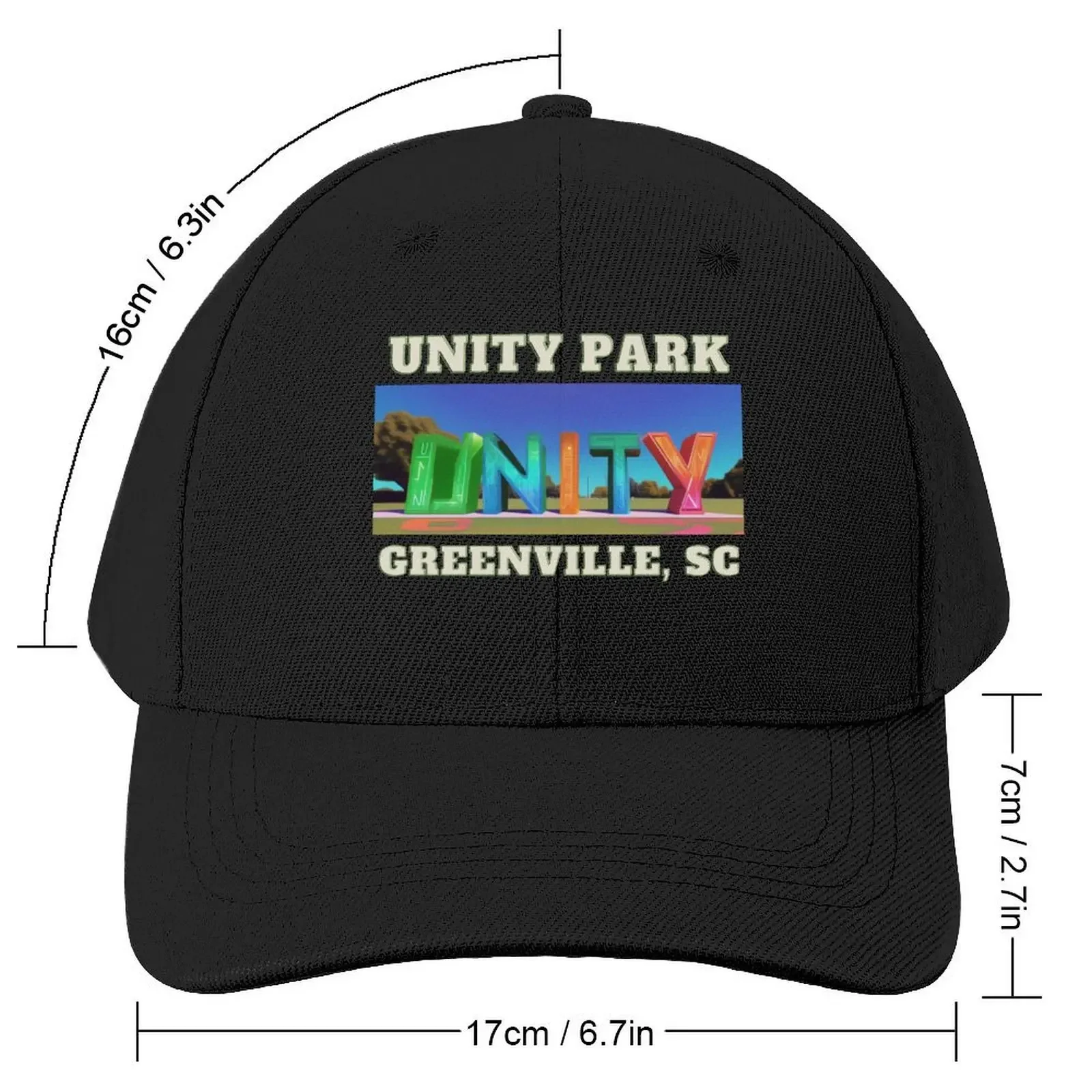 Remember your Visit to Greenville, SC with this Art Design! Great Gift! Baseball Cap |-F-| Caps Women Men's