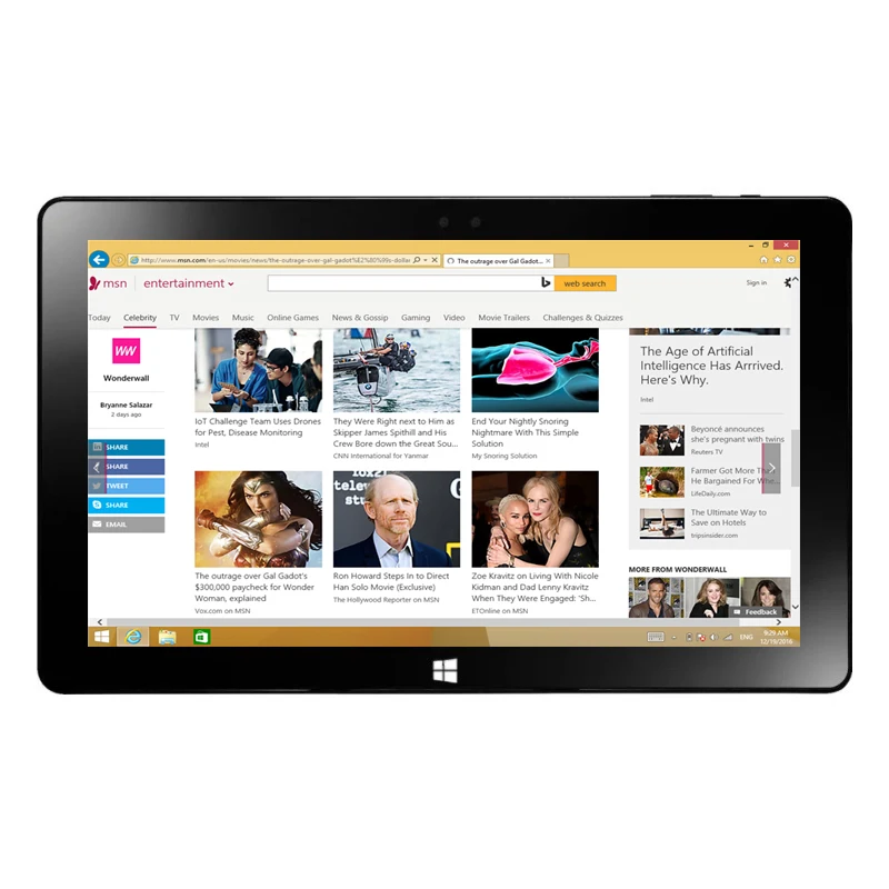 11.6인치 윈도우 10 태블릿 인텔 아톰 X5-Z8300 미니 HDMI 2GB DDR RAM 32GB ROM 5000mAh NS-7100 태블릿 PC