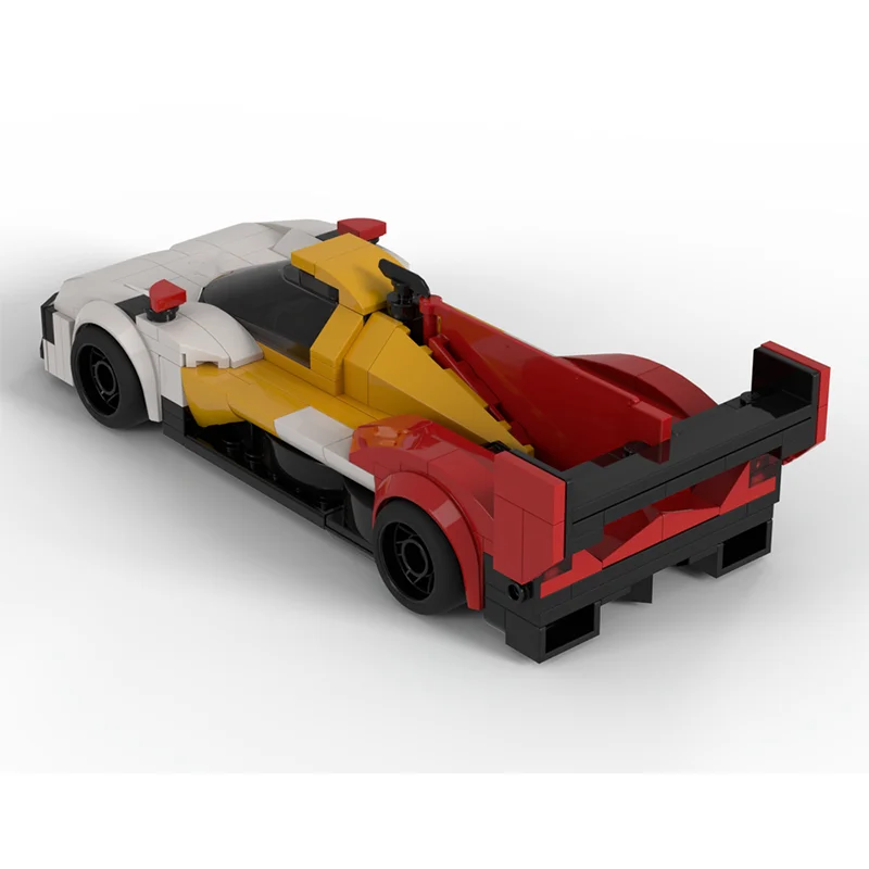 MOC V8 Engine Supercar Building Blocks Model 343 Parts Technical Sports Car Assembly Bricks Toy Collectible Vehicle DIY Kit Gift