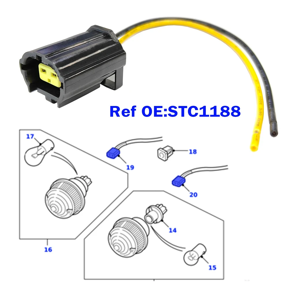 As Picture Shown Rear Indicator Lamp Holder Car Light Holder Adapter Tail Light Connector Factory Specification Design