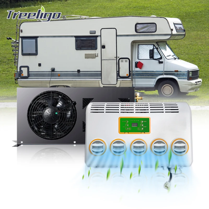 

Auto AC Accessories Universal Wholesale Electric Parking Air Conditioning Portable 12V 24V Split-Type Excavator Air Conditioner