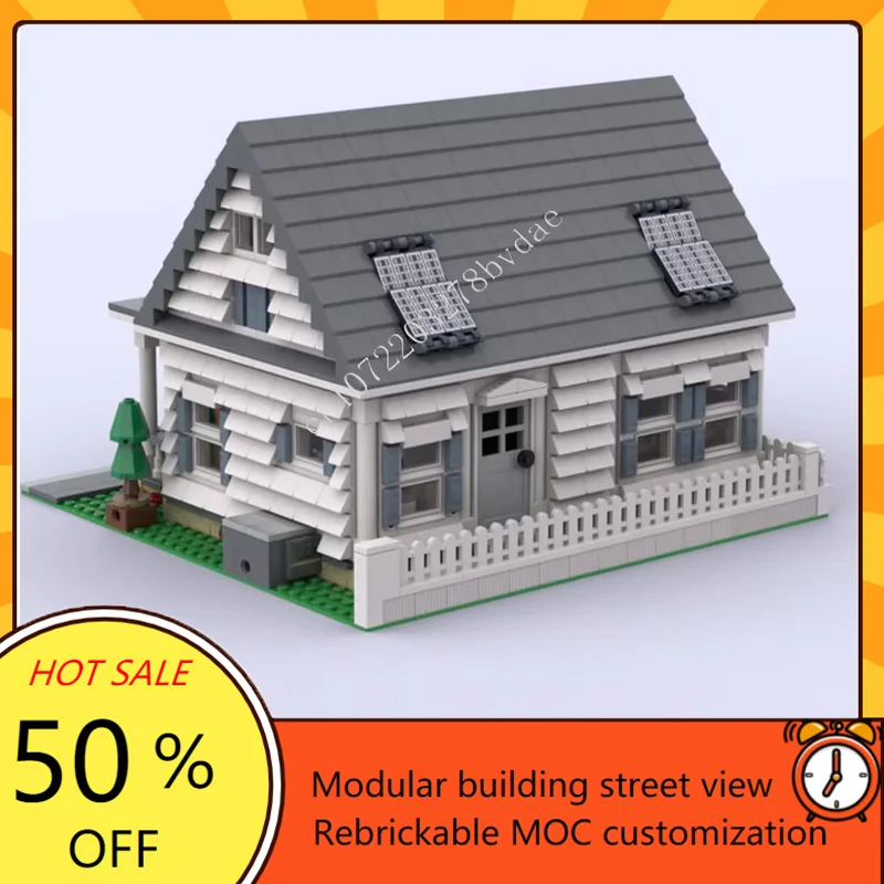 1735PCS Casa modulare MOC Vista stradale creativa Modello Building Blocks Architettura Educazione Assemblaggio Modello fai da te Giocattoli Regali
