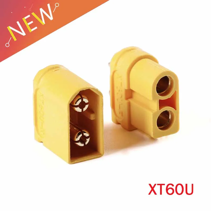 2PCS Amass XT60U Male&Female Bullet Connectors Plug With 3.5mm Gold Plated Banana For Lipo Battery RC Car Quadcopter Airplane