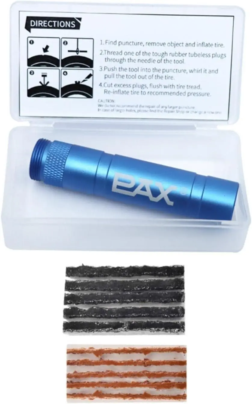 

Tubeless Tire Repair Kit - 12pcs for MTB, Gravel, Road Bikes