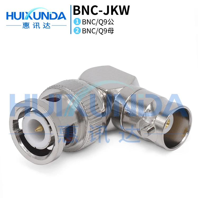 BNC-JKW BNC female 90 degree adapter Q9-JKW right angle elbow, RF connector