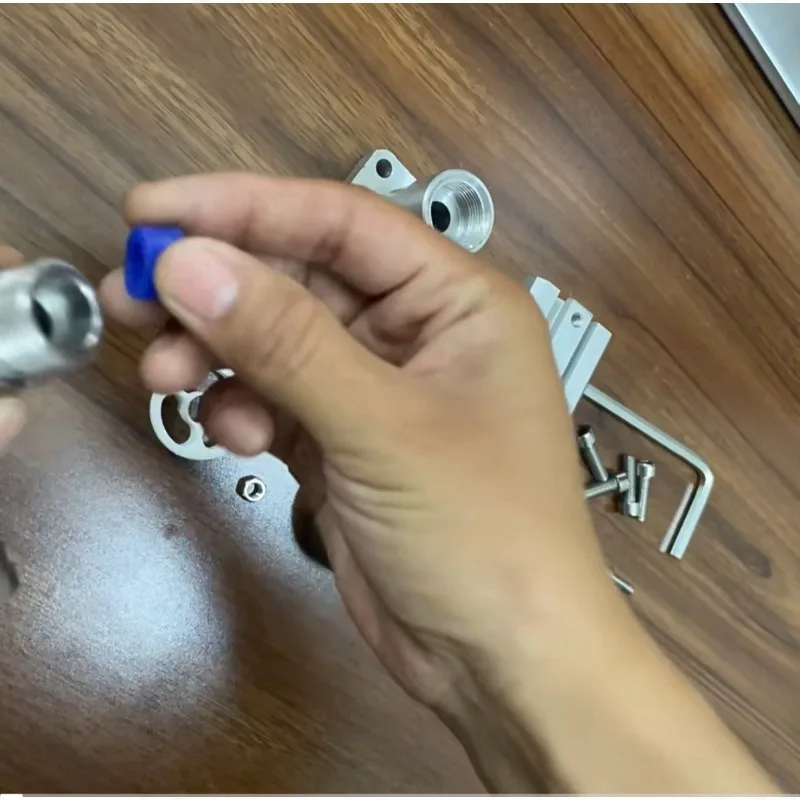 304 Stainless Steel Anti-Drip Filling Head Chuck Straight Head Pneumatic Filling Machine Accessories Discharge Nozzle