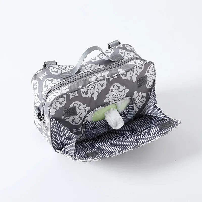 Large Capacity Baby Stroller Hanging Bag, Baby Out Storage Bag, Practical Stroller Accessories, Fashion Print Hanging Bag