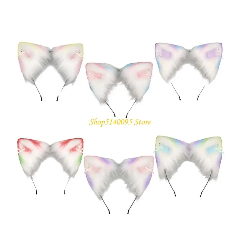 

DXAE Soft Puss Ear Headpiece Soft Hairband For Women Kids Daily Use