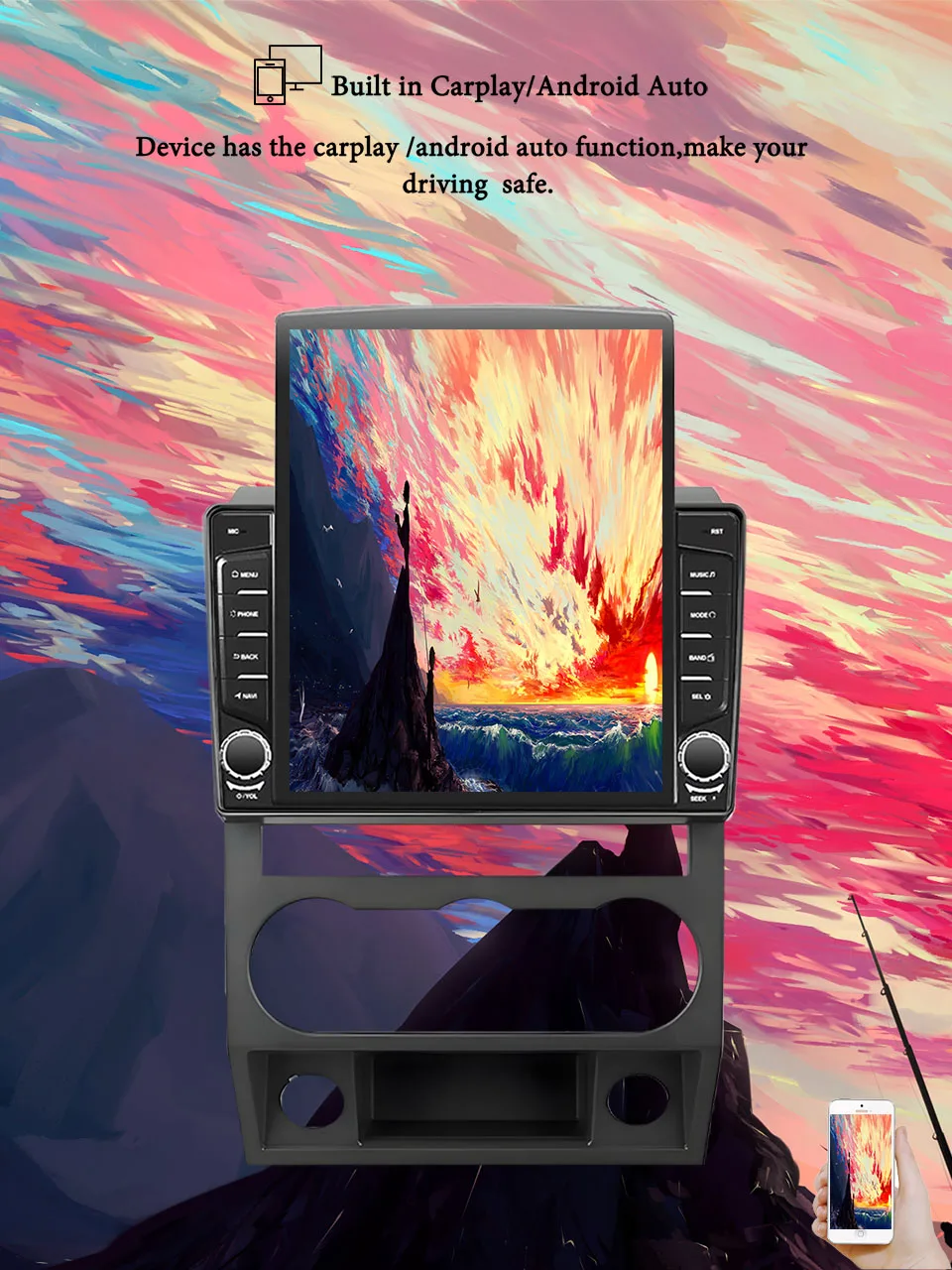 ل GAZ غزال التالي 2013 - 2021 Carplay أندرويد السيارات سيارة Autoradio ستيريو DVD HU رئيس وحدة نظام ملاحة GPS الشريط 4G Lte واي فاي #1