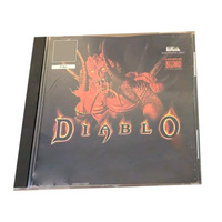 PS1 diablo PAL With Manual Copy Disc Game Black Bottom Unlock Console Station 1 Retro Optical Driver Video Game Part