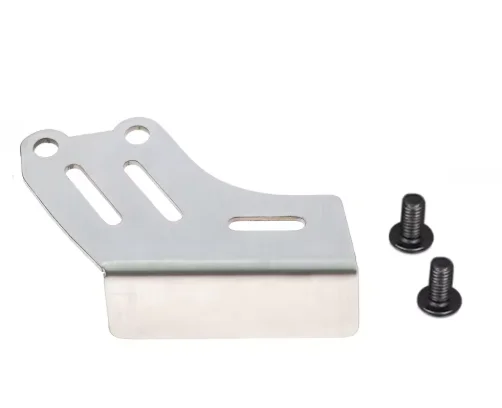 Roestvrijstalen achterkettinggeleiderbeschermer voor LOSI 1/4 Promoto-MX motorfiets upgrade onderdelenaccessoires