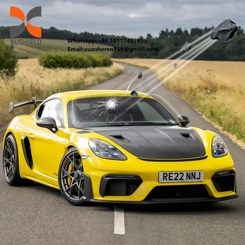 

XUSHIELD Self Healing TPU Glass Shield Anti-Scratch UV 99% IR 90% Rejection 3-Year Warranty Ultra Clear Protective Car Film