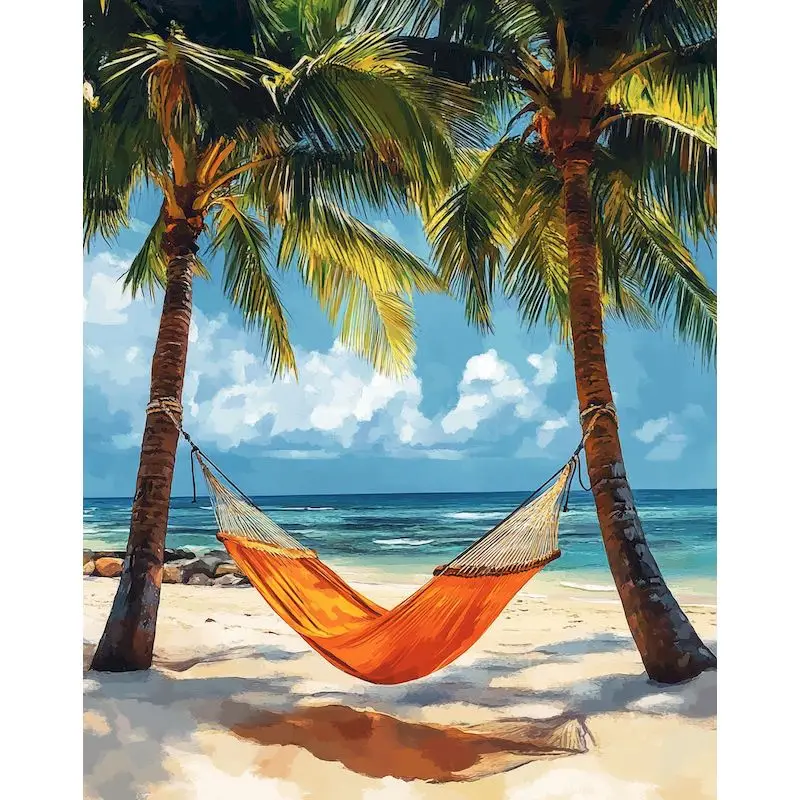 

RUOPOTY Diy Paint By Numbers Kit For Adults Unique Gifts Art Kits For Adults A Seaside Cottage Paint By Numbers For Adults Acryl