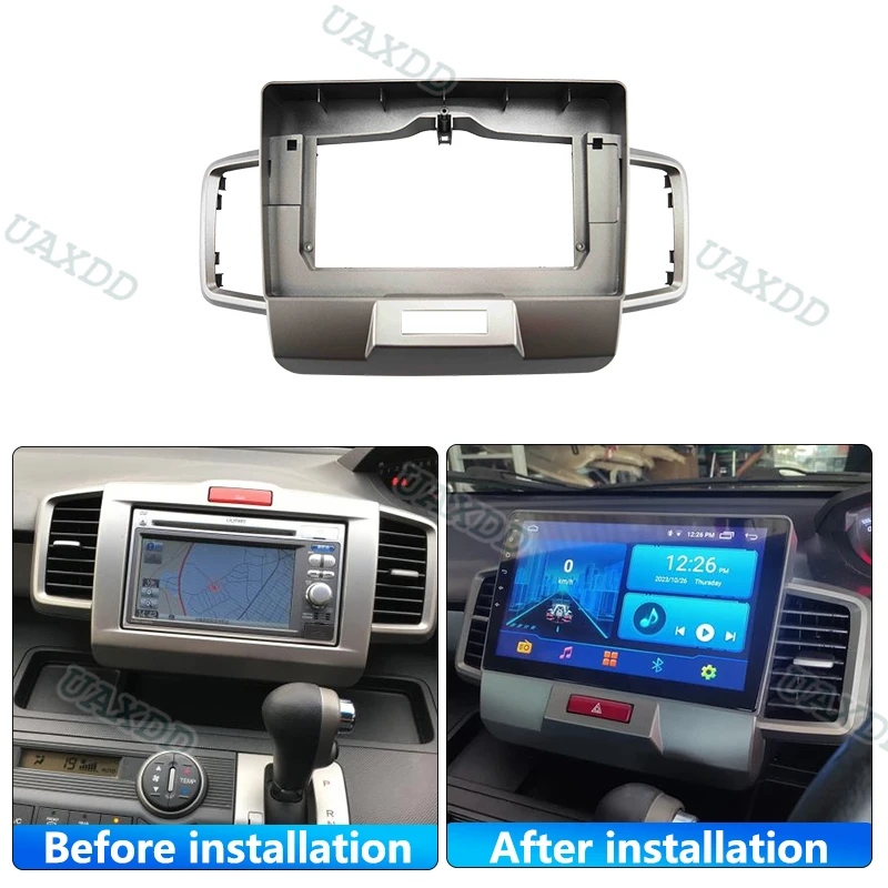 2 Din car dvd fascia multimedia For Honda 2011-2014 Freed 10.1INCH MP3 MP5 video Audio stereo panel player frame cable Harness