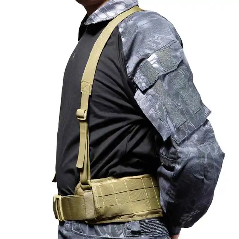 Chaleco táctico MOLLE porta cargadores – Nylon militar regulable - imagen 3