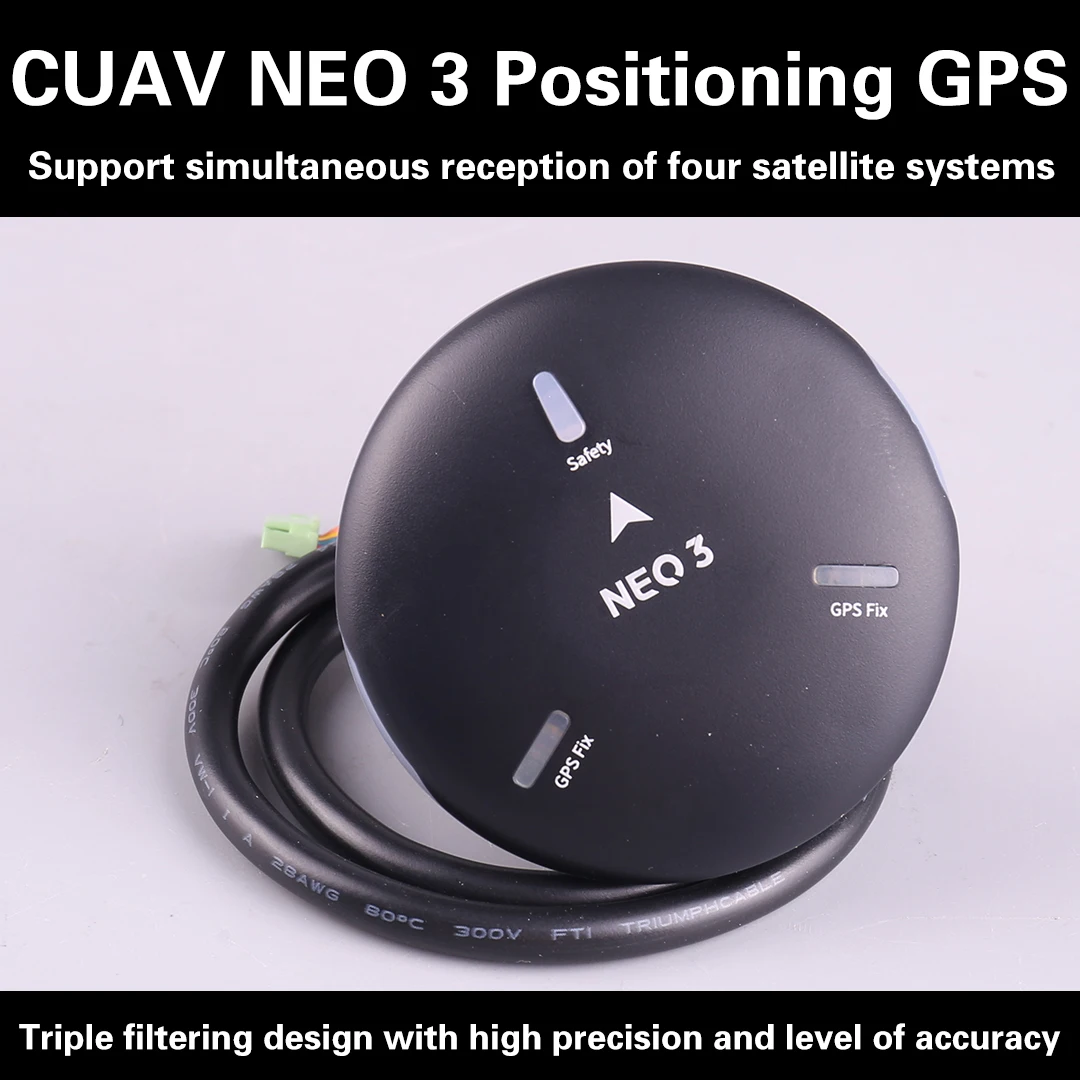 CUAV New NEO 3 GNSS U-blox M9N GPS Module for Pixhawk Compass Support Ardupilot PX4 Open Source UAV Navigation