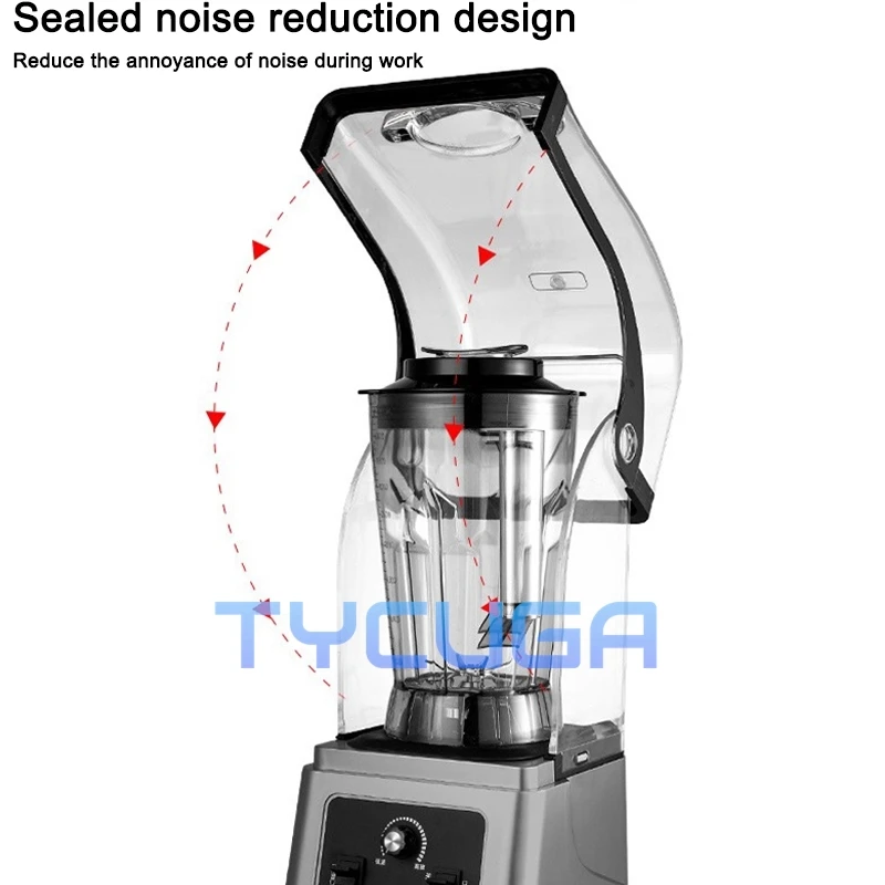 Смузи-машина и коммерческий блендер, чай с молоком, универсальная автоматическая дробилка для соевого молока и льда, многофункциональный кухонный прибор