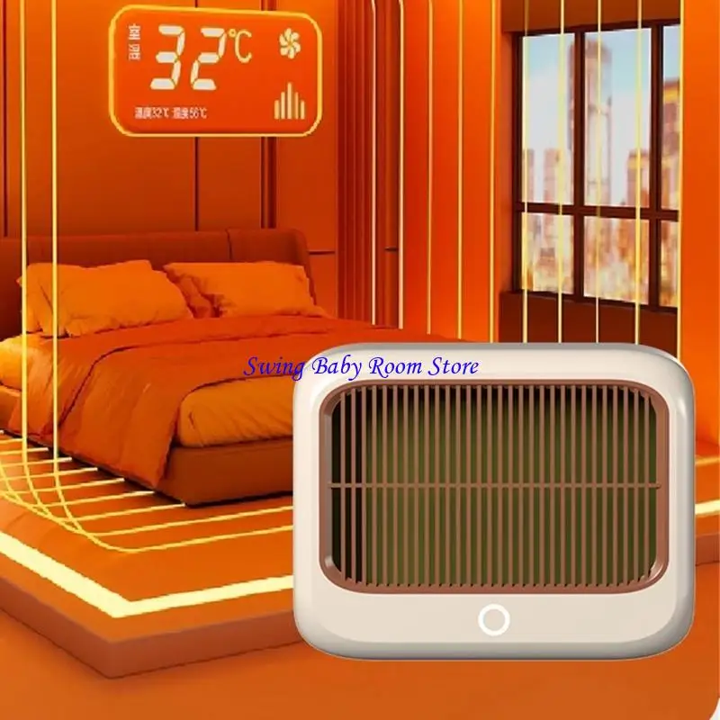 K1AD Electric Space Heater ABS محمولة سلامة ضوضاء منخفضة وتوفير الطاقة للمكتب