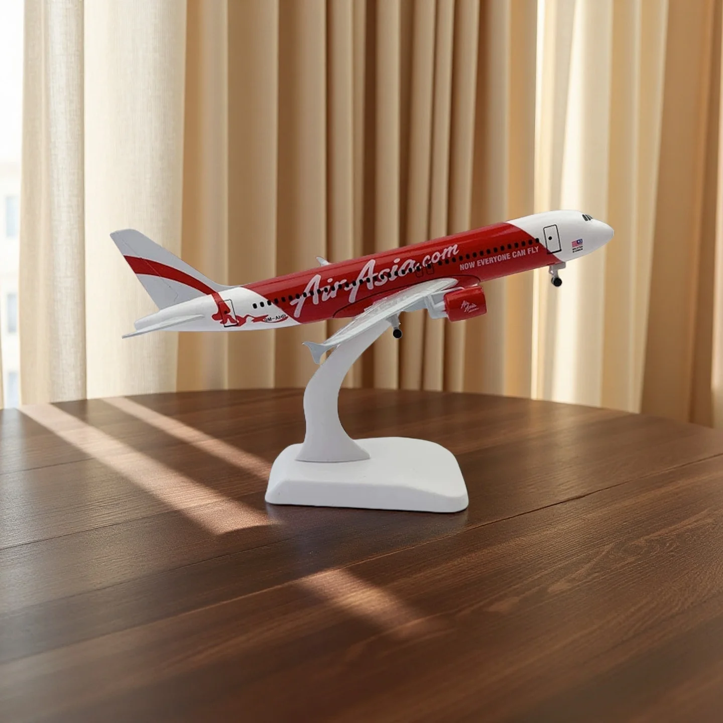 

20CM Toy Planes for Boys Diecast Metal Airbus A320 Air Asia Airlines Airplanes Model Toy For Plane Model Collection