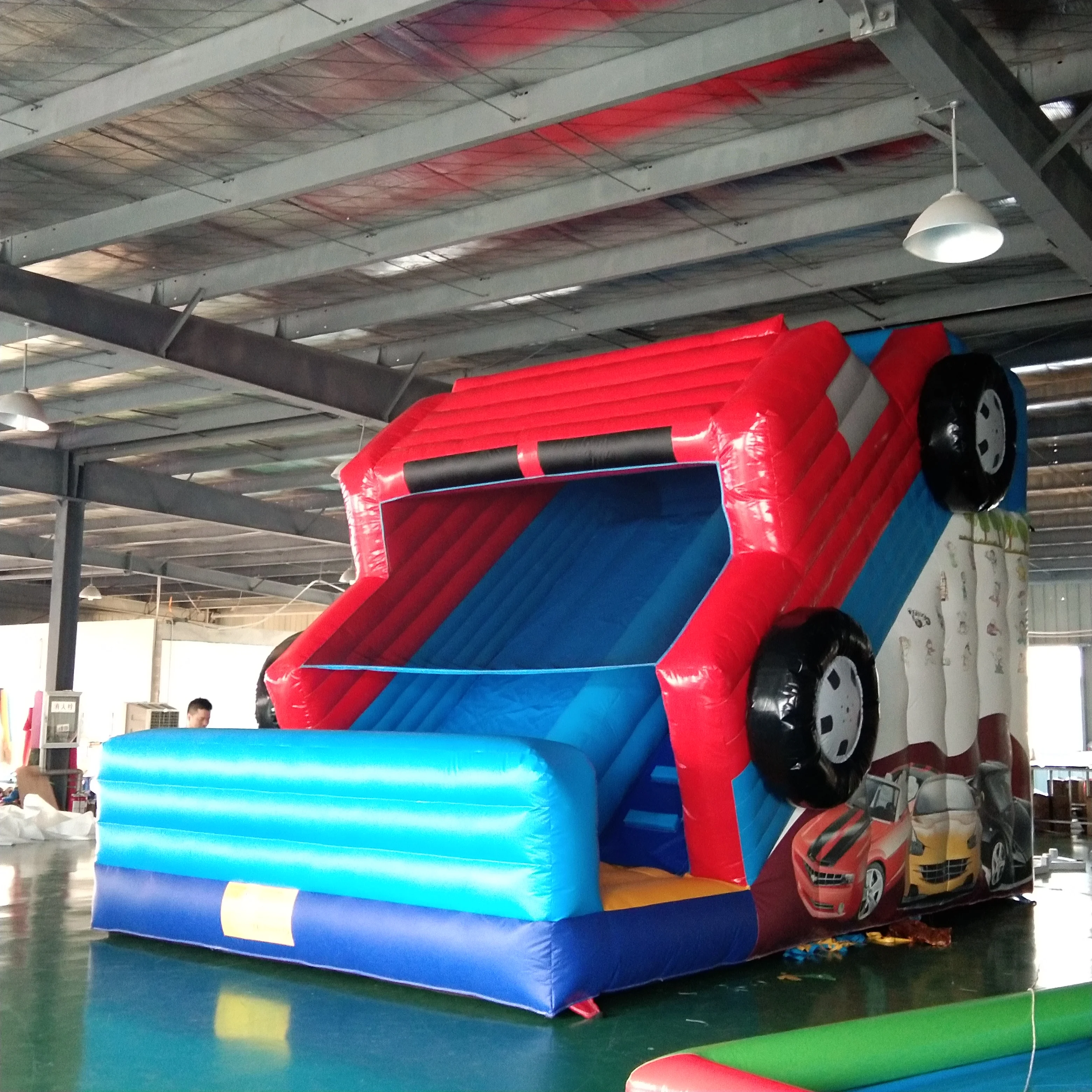 Commercial Grade Inflatable Dry Slide Heavy Duty PVC Giant Bouncy Blow Up Climbing Slide for Kids Backyard Outdoor Party Rentals