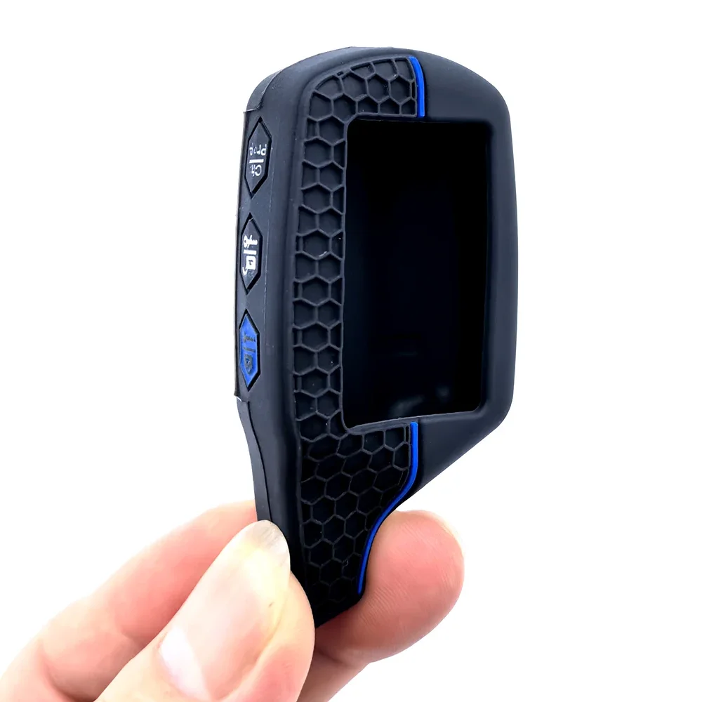 ل Starline B9/B91/B6/B61/A91/A61/V7 2 طريقة نظام إنذار السيارة LCD B9 LCD جودة عالية 3 نمط سيليكون حافظة مفاتيح غطاء السيارة عن بعد