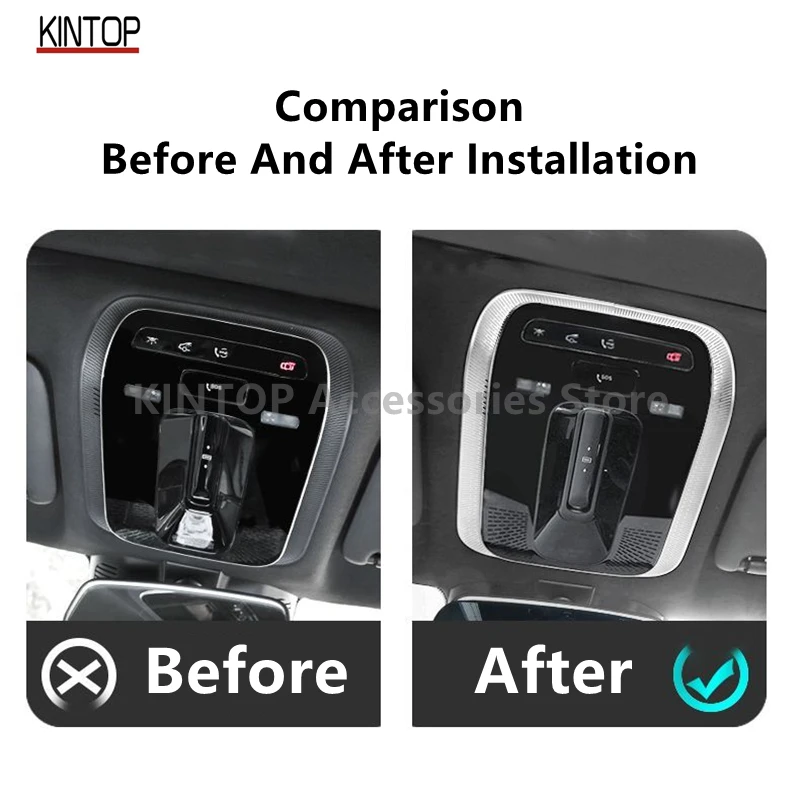 For MERCEDES-BENZ EQE 22-24 V295 Reading Light Decorative Sticker,Car Interior Modification Decoration Accessories Refit