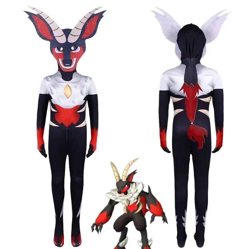 Palworld Kawaii Grizzbolt Incineram Cattiva Depresso Cosplay Game Anime Figure Costume Halloween for Kids Adultsx;8'm6, view 3
