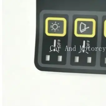 Sticker Air Conditioning Instrument Key Control Panel Excavator Accessories For Hyundai 200/215/225/265/305/-7