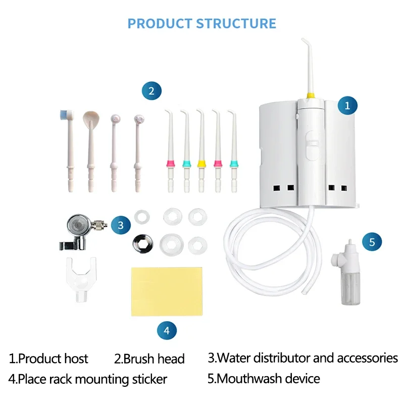 Lism Wasserhahn Munds pülung Ersatz düsen Familie Zahn wasser Flosser Jet Zähne Spa Bleaching Reiniger Power Wasserdruck