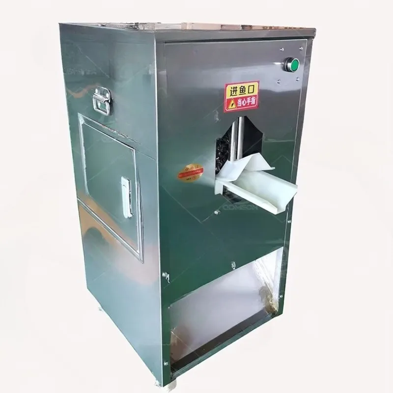 آلة تحجيم الأسماك الاحترافية 304 SS من الدرجة الغذائية للبيع المأكولات البحرية الصناعية