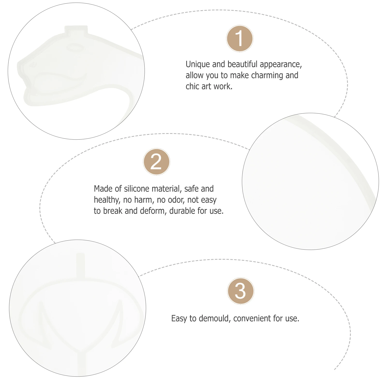 

Flower Pot Stand Mold Silicone Resin Casting Tool Diy Home Decoration Easy Demould Reusable Plant Holder Gift For Kids